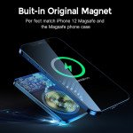 Wholesale Ultra Slim Magnetic Wireless Power Bank Fast Portable Wireless Charging - Compatible with MagSafe iPhone All Qi Devices 4000 mAh (Black)